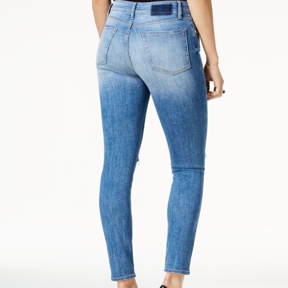 M1858 Womens Kristen Ripped Ankle Skinny Jeans Size 4/27 - Picture 4 of 4